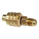 Yellow Jacket 19124 A2L Bottle Adapter 1/4" LH FFL to 1/4" RH MFL Straight