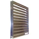 DAYTON 5NKJ7 Drainable Louver,Fixed,35-1/2 H,Alum 5NKJ7