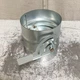 DAYTON 2TFX7 6"dia GSteel Manual Balancing Damper Locking Manual Quadrant