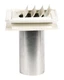 Builders Edge 140137079117 Vent, Bright White