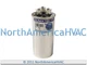 Climatek Run Capacitor 35+7.5 uF MFD 440 Volt Round Fits Supco CR35+7.5x370R