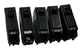 LOT OF 5 GE THQB1120 Miniature Circuit Breaker 20A 1-Pole Bolt-On Mount Black ✅