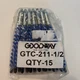 Goodway GTC-211-1/2 Blue Nylon Tube Cleaning Brushes 1/2" Lot of 15