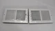 ProSelect PS2WW10U 2 Way Sidewall Ceiling Register 10" x 6" White Lot Of 2