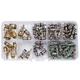 134Pcs R134A A/C Schrader Valve Core For Car Air Conditioning Replacement Kit
