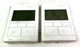 Lot Of 2 Honeywell TR71 Wall Module LCD Display White Thermostat Controller