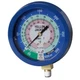 YELLOW JACKET 49516 Low Side Gauge, 3 1/2 in Dia, Blue 10M810