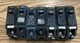 Lot Of 7 GE THQB120 Circuit Breaker 1 Pole 20 Amp Used (NO SCREWS)