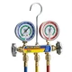 Yellow Jacket 41213 2-Valve Brass Charging Manifold with 36" Hoses