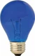 GE Lighting Party Light 49724 25-Watt Blue A19 Light Bulb with Medium Base, 1...