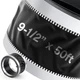 Zonon 9-1/2 x 50 ft Vinyl Flexible Duct Connector Canvas 9-1/2" X 50 ft Black