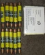 New Box of 10 COOPER BUSSMANN LOW-PEAK FUSES 600VAC/300VDC LPS-RK-4SP Old Stock