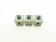 Hoffman E-1PB Enclosure Amphenol 4-253 3-Pin Pushbutton Connector Lot of 3