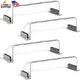 4 Pack Transparent Adjustable Air Deflector for Vents, Sidewalls and Ceiling Reg