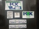 Kawasaki KX 80 1988 Full Decal Set - Sticker Vinyls Kit Fuel Tank Decals KX80