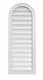 Ekena Millwork 14"W x 31"H Cathedral Urethane Gable Vent Louver, Non-Functional