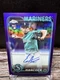 2024 Topps Chrome Emerson Hancock Rookie Purple Refractor Auto /250 #RA-EH (RC)