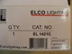 ELCO EL1421C 4" gimble trim for MR16 lamp w/ clear chrome baffle.