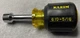 Klein Tools 610- 5/16 Stubby Nut Driver with 1-1/2-Inch Shaft Made in USA