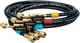 Fieldpiece HR3B 3 Hose Set Ball Valve 1/4" x 1/4" Refrigerant with Color Tags
