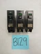 THQB120 GE 20 AMP SINGLE POLE BOLT ON BREAKER, Lot Of 3 *1 MISSING SCREW* - ECS