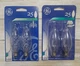 4 NOS GE 25BC 25 Watt  Faceted/Clear Candelabra Base Light Bulb