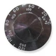 VULCAN N15/4000-14 Tstat Knob,Blk,For Bulb/Capillary Tstat 3HL23