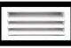 HVAC Premium Aluminum Outdoor Weather Louver  16&rdquo; x 8&rdquo; New Factory Sealed White