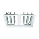Dayton 24 in 29.7"H-W Aluminum Ceiling Truss Damper, 28-3/4 in x 27-11/16 in,