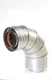 HEAT-FAB SC04E90 STAINLESS STEEL 4" 90 DEGREE DOUBLE WALL ELBOW