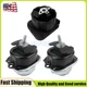 For BMW E70 X5 3.0si X6 E71 F15  Left + Right Engine Motor +Transmission Mounts