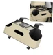 Downhill Car Seat Back Organizer, Dual Cup Holder Multi-function 1 PC Beige
