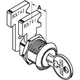 COMPX FORT MFW23010-KD Cabinet and Drawer Dead Bolt Locks,Silvr 4TXV9
