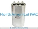 Supco Universal Oval Motor Dual Capacitor 45+15 uf MFD 370 VAC Volt CD45+15x370