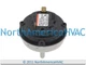 Furnace Air Pressure Switch Fits Honeywell Carrier Bryant Payne IS20130-3288