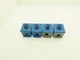 Hoffman E-1PB Enclosure Amphenol 4-253 3-Pin Pushbutton Connector Lot of 4