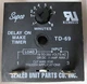 Supco TD-69 Solid State Delay on Make Timer 6 Seconds to 8 Minutes