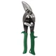MIDWEST Aviation Snip - Right Cut Offset Cut, Dark Green , Black , Silver 
