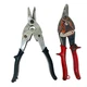 Midwest, Craftsman P6716L, X 4275 Aviation Snip Cuts, Made in USA, 2 Pcs