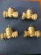 Lot of 4 SIEMENS 599-00211 1/2" 2-Way Threaded Zone Valve Body