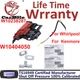 W10404050 Lid Lock Latch Switch Fit For Whirlpool Kenmore Washer Washing Machine