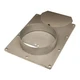 American Blower Supply Bgss12c Blast Gate, 304 Stainless Steel, 21 In W, 20 1/4