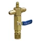 YELLOW JACKET 93850 Single Manifold Gauge, 1 Valve 809KD9
