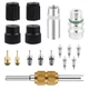 17PCS AC Valve Core Kit for Car Air Conditioning Repair,R12 to R134a Conversi...