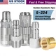 for Milton S-224 1/2" Male Female NPT G-Style Coupler Plug Kit Air Tool Fittings