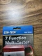 Cen-Tech 7 Function Digital Multimeter DC-AC Voltage Battery Multi Tester 98025