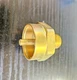 JR Products 07-30185 Brass LP Gas Adapter (1"-20 Female Thread to 1/4" MPT)