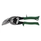 Midwest Snips Aviation Snip, Right Curves/Straight, 9 3/4 in, Stainless Steel