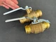 {2} Apollo Valves 77Vlf10701 1-1/2" & FNM {FergusonPress Brass Ball Valve Inline