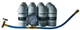 R600a, r-600a Refrigerant, 1 case & gauge kit Enviro-Safe #8058
